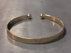 ハート ゴールドカラー バングル ブレスレット - メルカリ