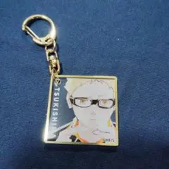 ハイキュー　色紙風　アクリルキーホルダー　月島蛍