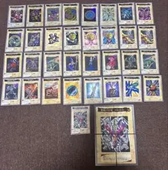遊戯王 バンダイ版 37枚セット 青眼の白龍 3体連結 時の魔術師 など
