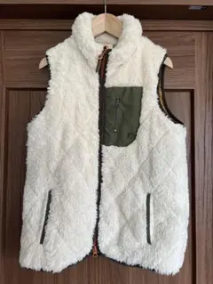 クリフメイヤー　レディース ボアベスト M オフカラー