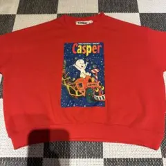 Casper キャスパー トレーナー 赤