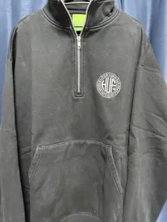 HUF #FR2 ハーフジップ スウェット ダークグリーン - メルカリ