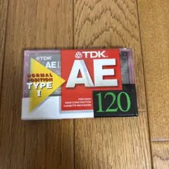 TDK オーディオカセットテープ　ノーマルポジション　往復120分