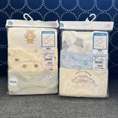 【ケロタン様】新品未開封　綿100%ノースリーブロンパース6枚90