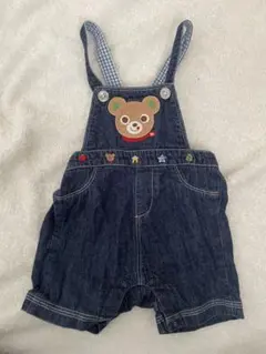 MIKI HOUSE デニムオーバーオール 70