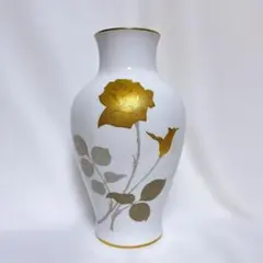 大倉陶園 金蝕バラ 花器 約36cm 花瓶のサムネイル