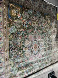 最高級 ペルシャ絨毯シルク イラン クム産 約225万ノット147×223cm