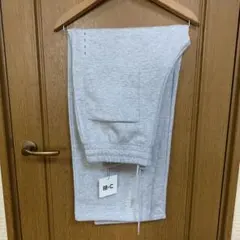 ★新品未使用★ ユニクロC スウェットワイドパンツ　Sサイズ 標準丈　03グレー