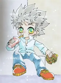 手描きイラスト　ミニイラスト　原画　わけあり