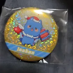 ちろぴの　クリスマス缶バッジ　ちろるいぬくん