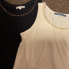 grove 黒タンクMサイズ & THE EMPORIUM 白トップ★⭐︎✴︎。のサムネイル