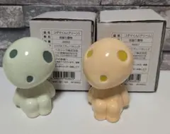 珍品。希少！もののけ姫 こだま陶器製首振り人形 約8センチ スタジオ