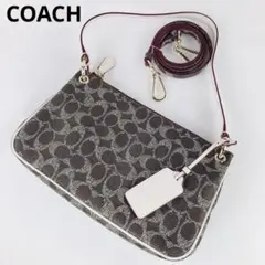 コーチ　ショルダーバッグ　チャーリー　クロスボディー　シグネチャー　未使用品