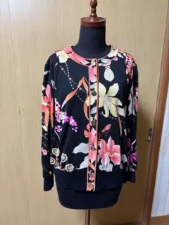 LEONARD FASHION（レオナール）カーディガン サイズ42 花柄 - メルカリ