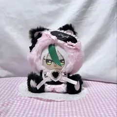 ハンドメイド 着ぐるみ おすわりぬい服 推し活 桃色 黒色 d543