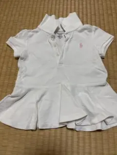 Ralph Lauren ホワイトポロシャツ 12M 80サイズ