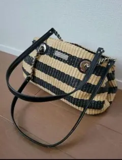 kate spade NEW YORK かごバッグ ストライプのサムネイル