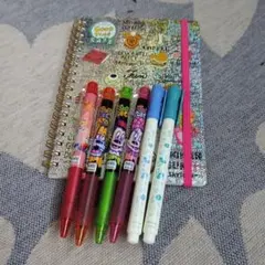 ディズニー、ノート、フリクションペン