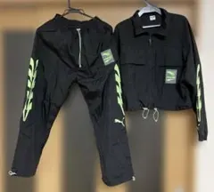 PUMA プーマ　トラックジャケット　ショート丈　ジャージ　上下