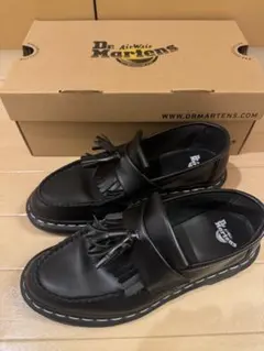 Dr. Martens ローファー ブラック ホワイトダブルステッチ 箱付き