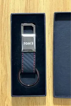 TOM'S トムス カーボンスタイルベルト キーホルダー