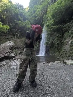 NO MASS PROD "06GLM" Camo baggy pantsのサムネイル