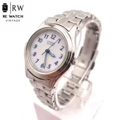 7-4179 Citizen Eco-Drive E031 腕時計 シルバー