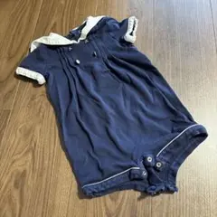 ラルフローレン　ネイビー セーラー　襟　ロンパース　9m 75cm