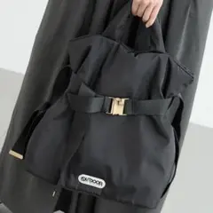 OUTDOOR PRODUCTS パデッドトートバッグ　ブラックのサムネイル