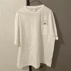 【新品未使用】United Athle ポケットTシャツワンポイント 犬プリント