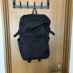 無印良品 肩の負担を軽くする　撥水　上から開く　リュックサック 黒 28L