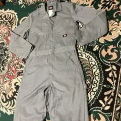 Dickiesディッキーズ 半袖オールインワン ツナギ グレー W44 3XL