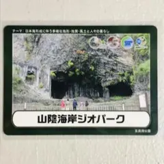 ジオカード 中四国近畿ブロック 山陰海岸ジオパーク