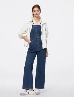 GU ベアトップサロペットパンツ XXL 68 Blue