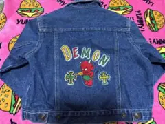 ヴィンテージ デニム レトロ キッズ古着 ジャケット 95