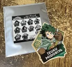 ヒロアカ　ダイカットステッカー　緑谷出久
