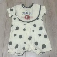ロンパース　ベビー服　半袖ロンパース　牛柄　50 60 子供服