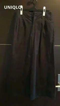UNIQLO ガウチョパンツ ブラック 64cm
