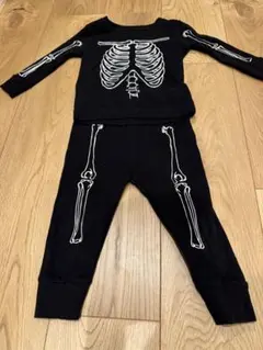 骨　ベビーパジャマ ハロウィン　コスプレ　光る