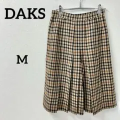 DAKS タータンチェック プリーツ キュロットスカート 12サイズ