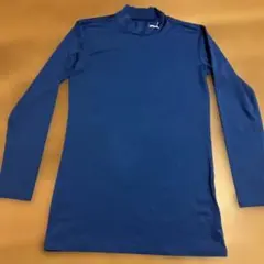 美品PUMA ネイビー ハイネック インナータイツ 160