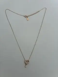 0*0様 ☆美品☆canal 4℃ 透明石付シルバーネックレス　10周年限定