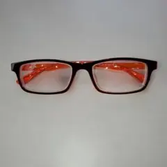 温泉　サウナ　メガネ オレンジ　-5.00