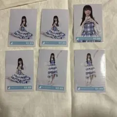 日向坂46 坂井新奈 生写真 6回目のひな誕祭ライブ衣装 4種コンプ