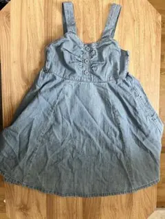 デニム ジャンバースカート 130サイズ