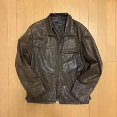 牛革 レザージャケット ブラウン　スペイン製のサムネイル