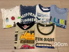 90cm Tシャツセット 6枚入り