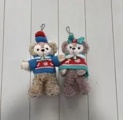 ダッフィー＆ジェラトーニ クリスマス ぬいぐるみストラップ - メルカリ