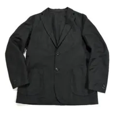 UNIQLO メンズ コットンリネン テーラードジャケット 黒