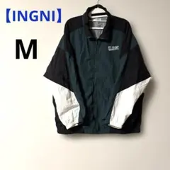 【INGNI】ブロッキングナイロンブルゾン Mサイズ グリーン
